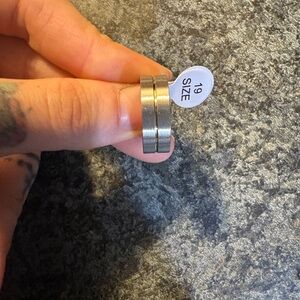 Silver and Gold Men's Ring